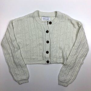 Cupcakes and Cashmere cropped sweater cardigan